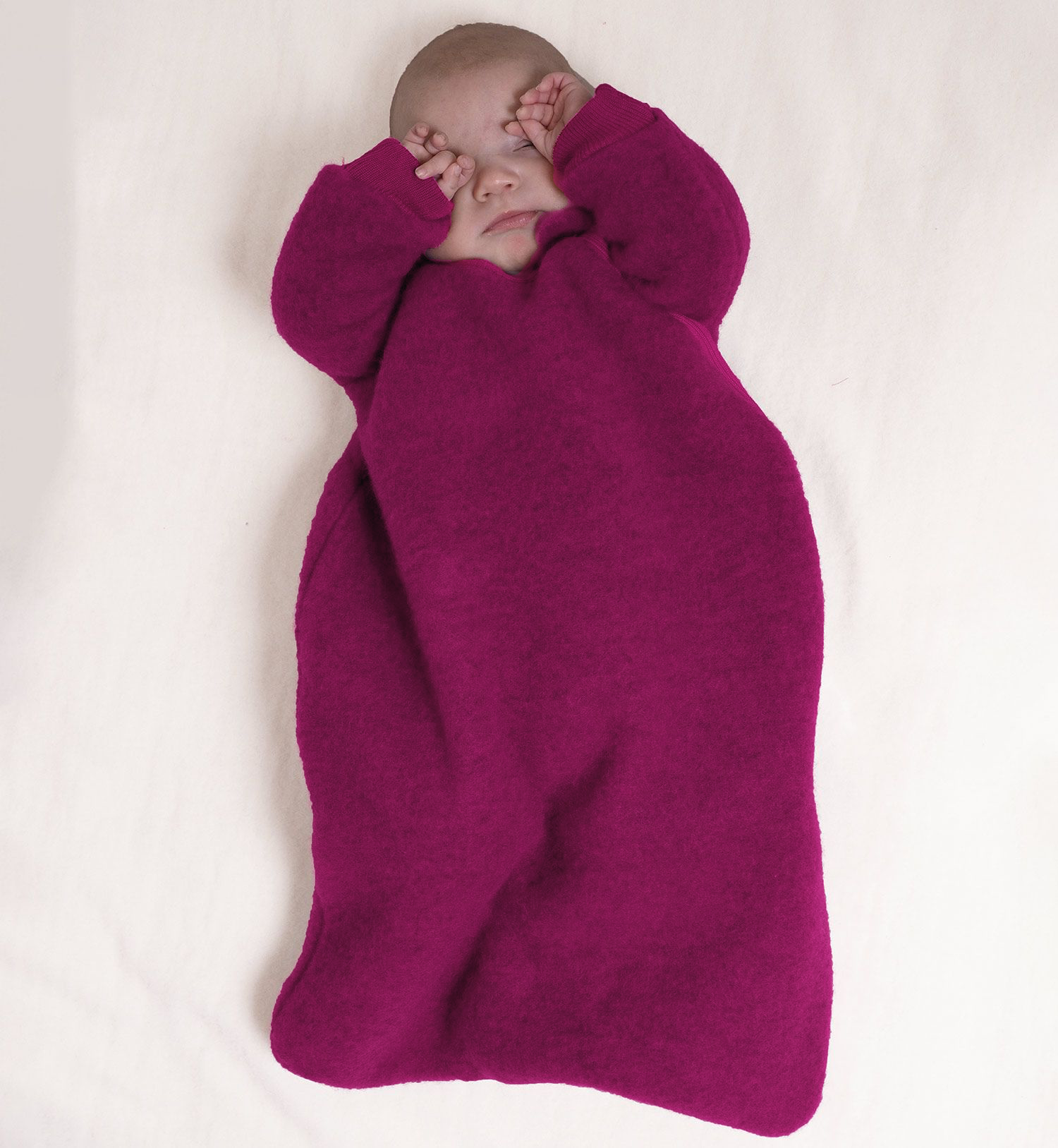 reiff fleece schlafsack mit arm Wool fleece long sleeve sleepsack Ocean / 50/56 (0-3 months)