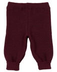 Wool knit pants