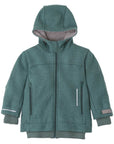 Disana boiled wool Outdoor Jacket in eucalyptus