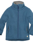 Lightweight boiled wool jacket
