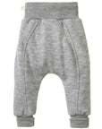 Back view of Disana boiled wool bloomers in gray