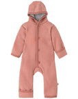 Disana boiled wool overall in soft pink