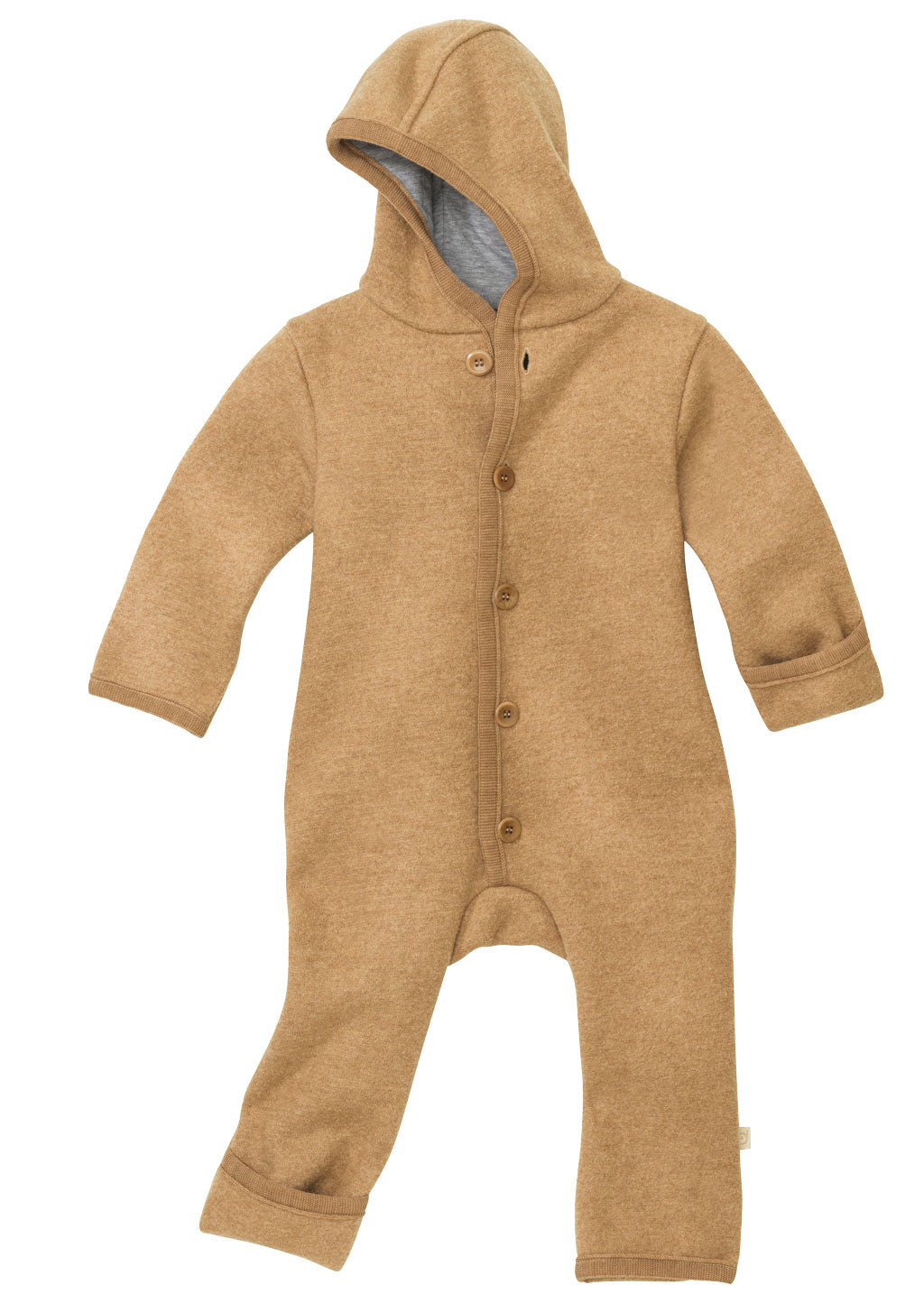 Disana boiled wool overall in caramel