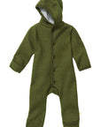 Disana boiled wool overall in olive