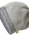 Disana wool gray natural melange beanie