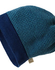 Disana wool navy lagoon melange beanie