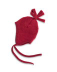 Engel wool fleece hat with tassel in jasper melange