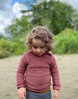 Wool melange sweater