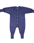 Cosilana wool terry footless pajamas in blue