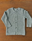 Kids Disana honeycomb cardigan in gray