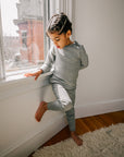 Disana melange wool sweater in gray