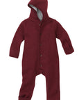 Disana boiled wool overall in cassis