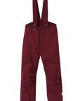 Disana boiled wool trousers in cassis