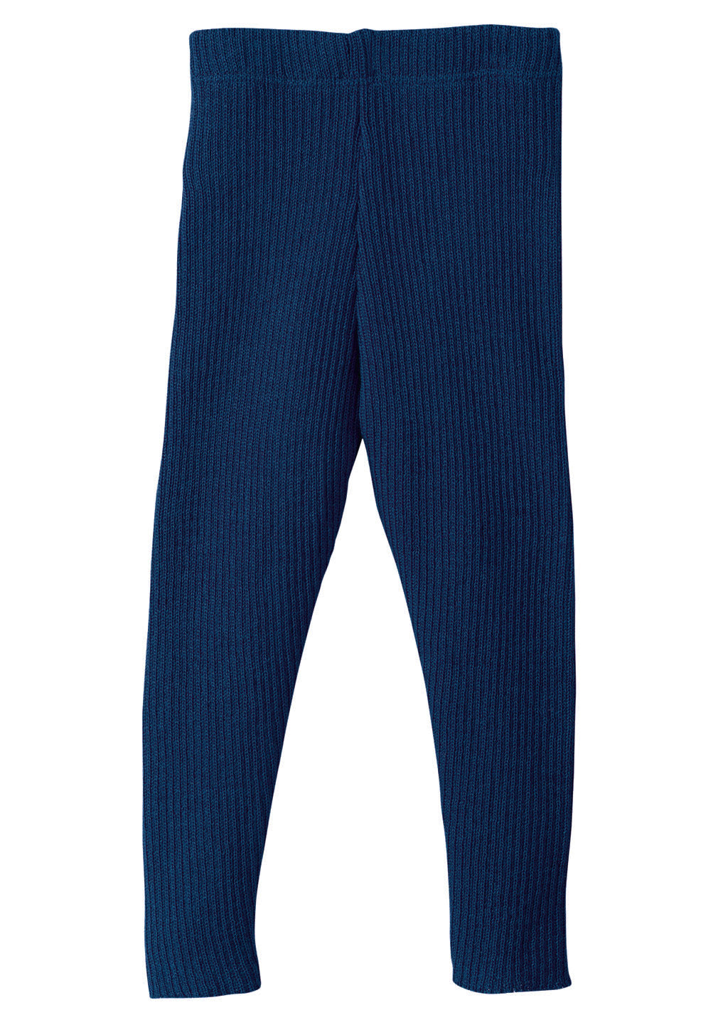 Engel Merino Wool/Silk Baby Leggings Natural/Navy - Merino Wool