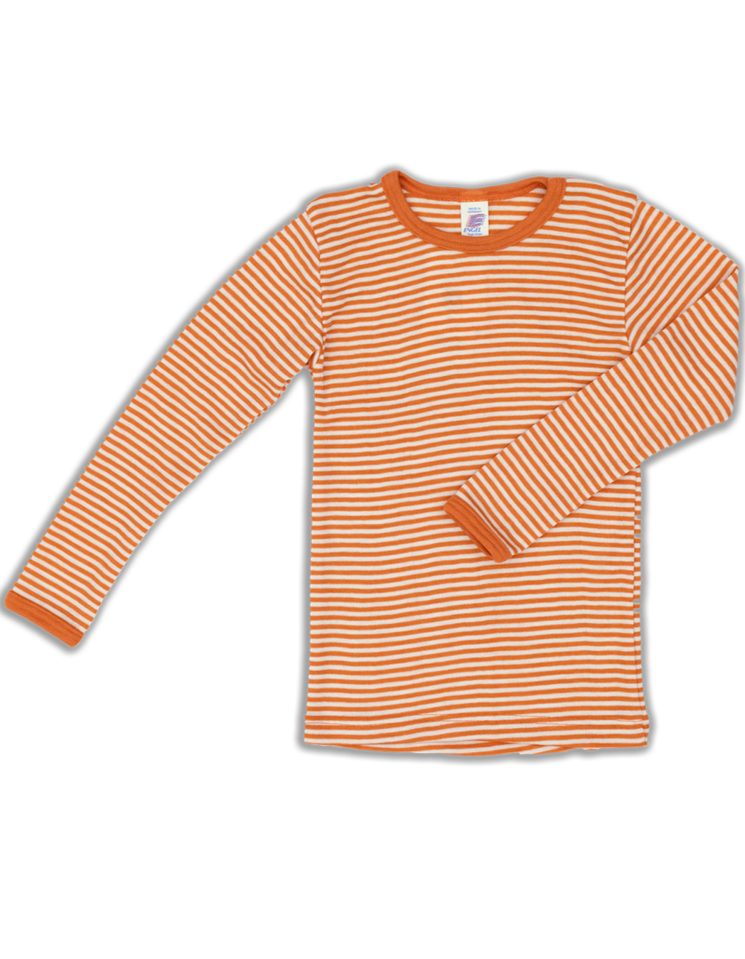 トップス STRIPED WOOL OVERSIZED LONG SLEEVE TEE Wool striped long-sleeve shirt – Bigelow Lane