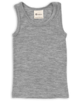 Engel wool/silk children's tank in gray