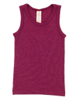 Engel wool/silk children's tank in orchid