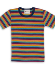 Engel wool-silk tee in retro stripe
