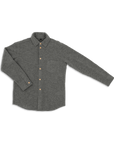 Boiled wool shirt jacket