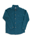 Boiled wool shirt jacket