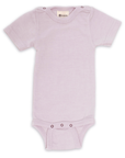 Engel wool-silk short sleeve bodysuit in magnolia