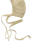Engel 100% wool baby bonnet natural