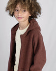 Kids' wool fleece zip jacket
