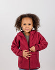 Kids' wool fleece zip jacket