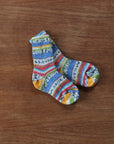 Grodo colorful wool knit sicks in hand-knit style
