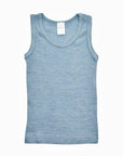 Wool/silk sleeveless shirt