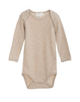 serendipity organic cotton body suit in oat