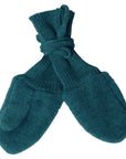 Wool fleece mittens