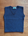 Reiff wool kids vest in navy