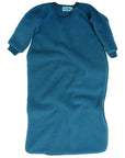 Reiff wool fleece long sleeved sleepsack in ocean