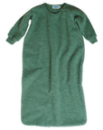 Reiff wool fleece long sleeved sleepsack in sage