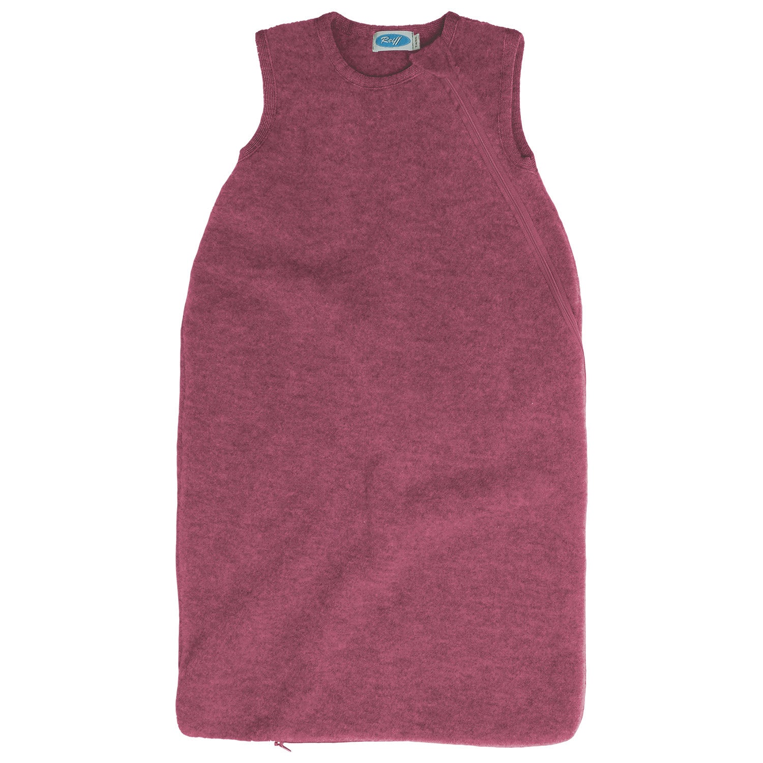 Reiff wool fleece sleeveless sleepsack in dusty rose