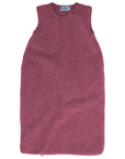 Reiff wool fleece sleeveless sleepsack in dusty rose