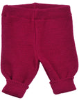 Wool knit pants
