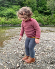 Wool knit pants