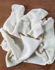 Reiff wool baby blanket in natural