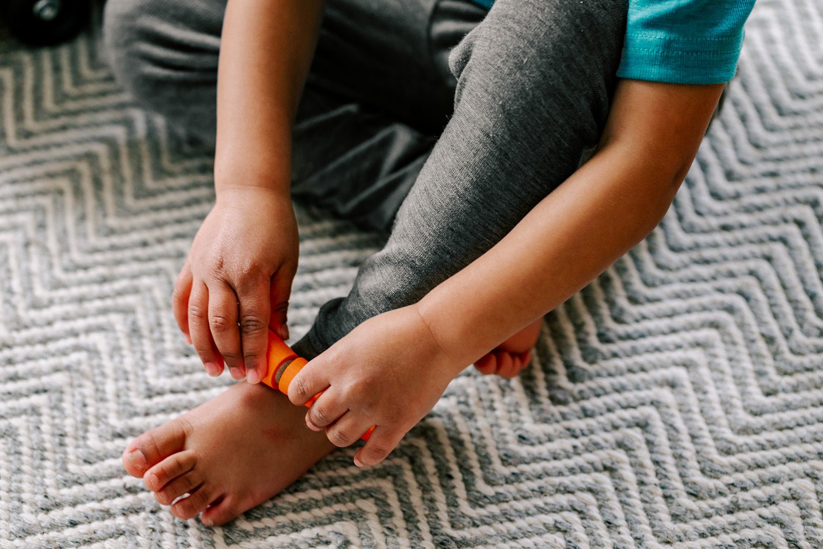 Children's wool/silk leggings