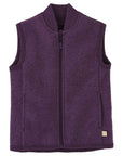 Boiled wool vest