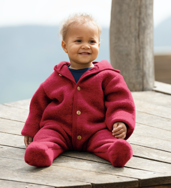 Wool fleece kidswear