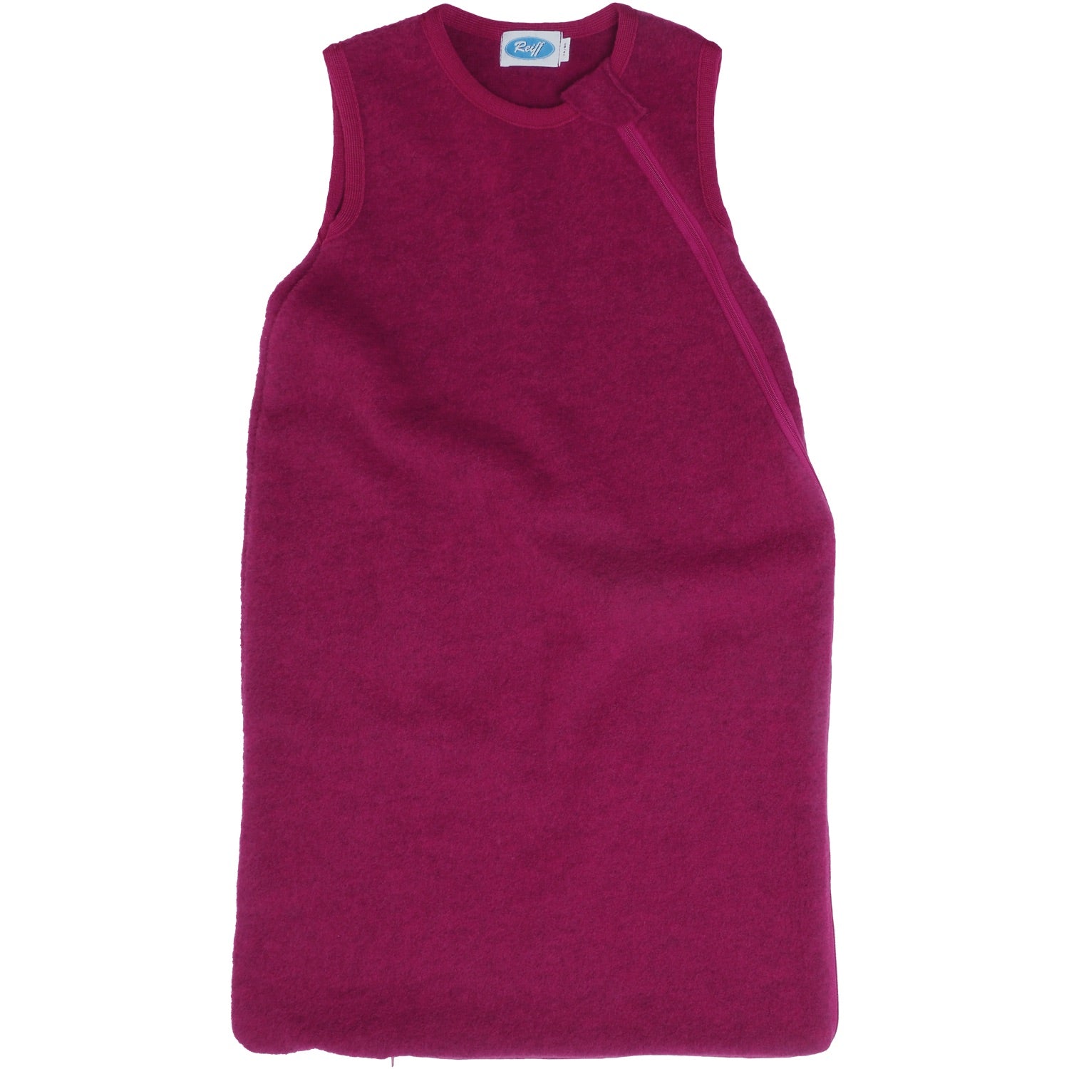 Reiff wool fleece sleeveless sleepsack in berry