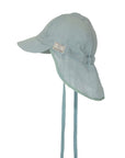 Pickapooh Tony organic cotton sun hat in baby blue