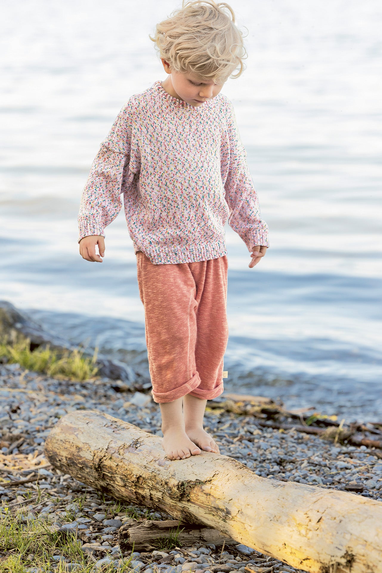 Cotton confetti sweater
