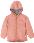 Disana boiled wool jacket in soft pink