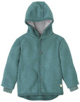 Disana boiled wool jacket in eucalyptus 
