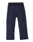 Disana boiled wool trousers in aubergine