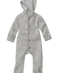 Disana boiled wool overall in gray 